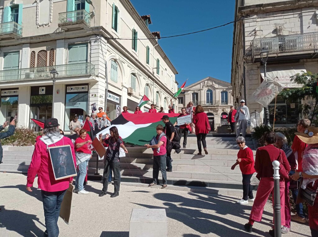 fin de manifestation ligne rouge