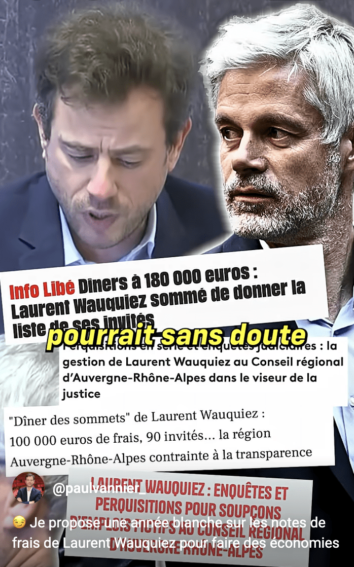 Notes de frais de Laurnet Wauquiez