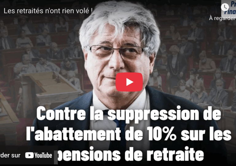 Les retraités n'ont rien volé