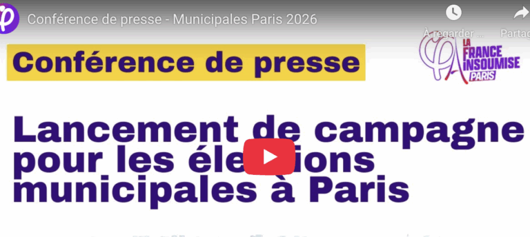 Municipales Paris 2026