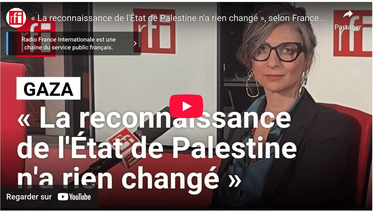 « La reconnaissance de l’État de Palestine n’a rien changé », selon Francesca Albanese (Onu)