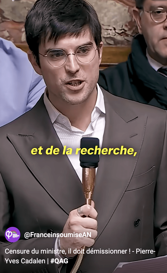 Censure du ministre
