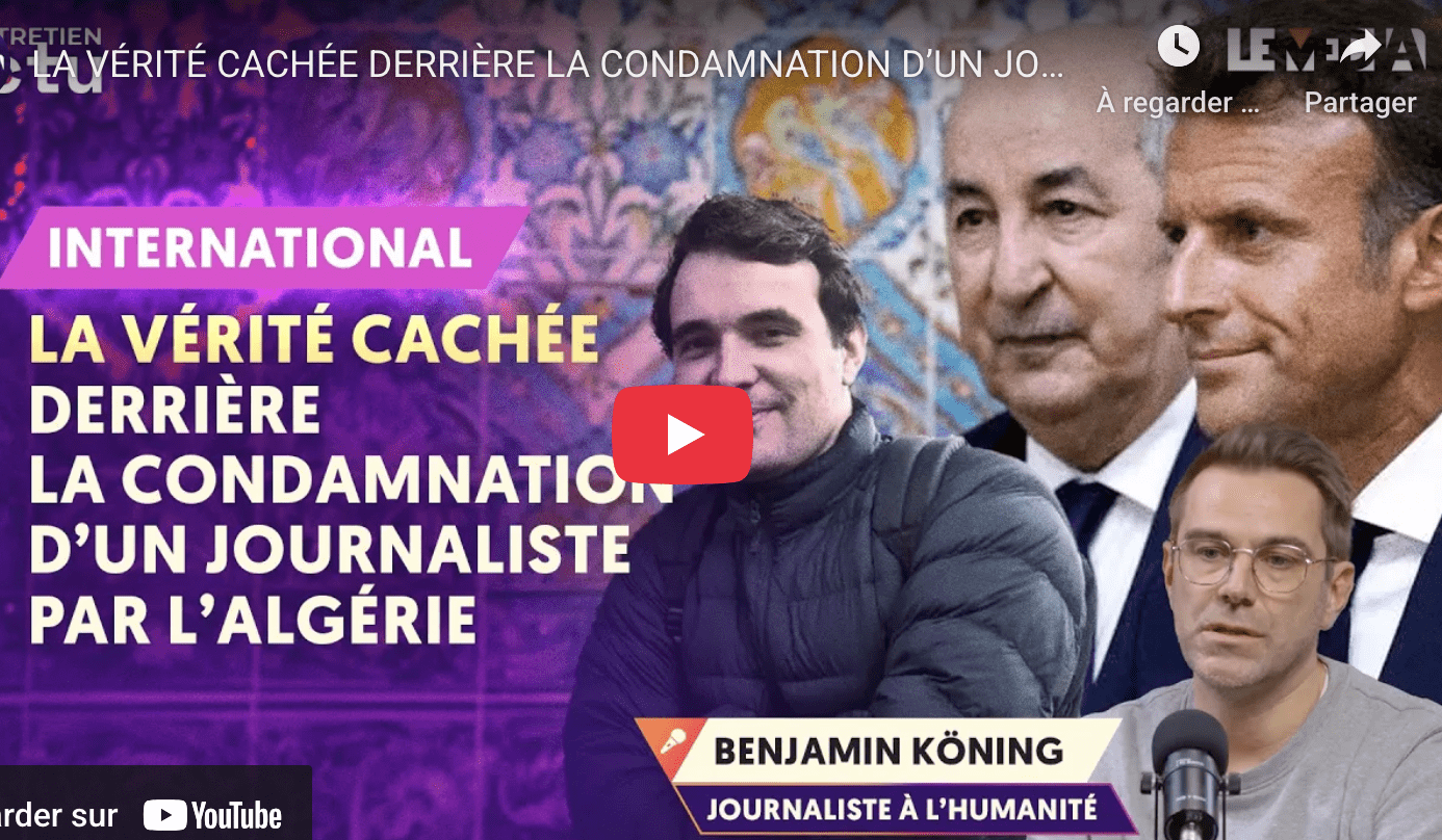CONDAMNATION D’UN JOURNALISTE
