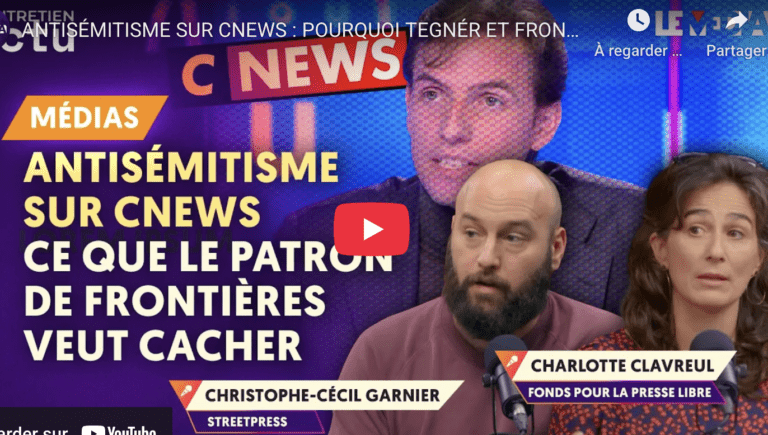ANTISÉMITISME SUR CNEWS
