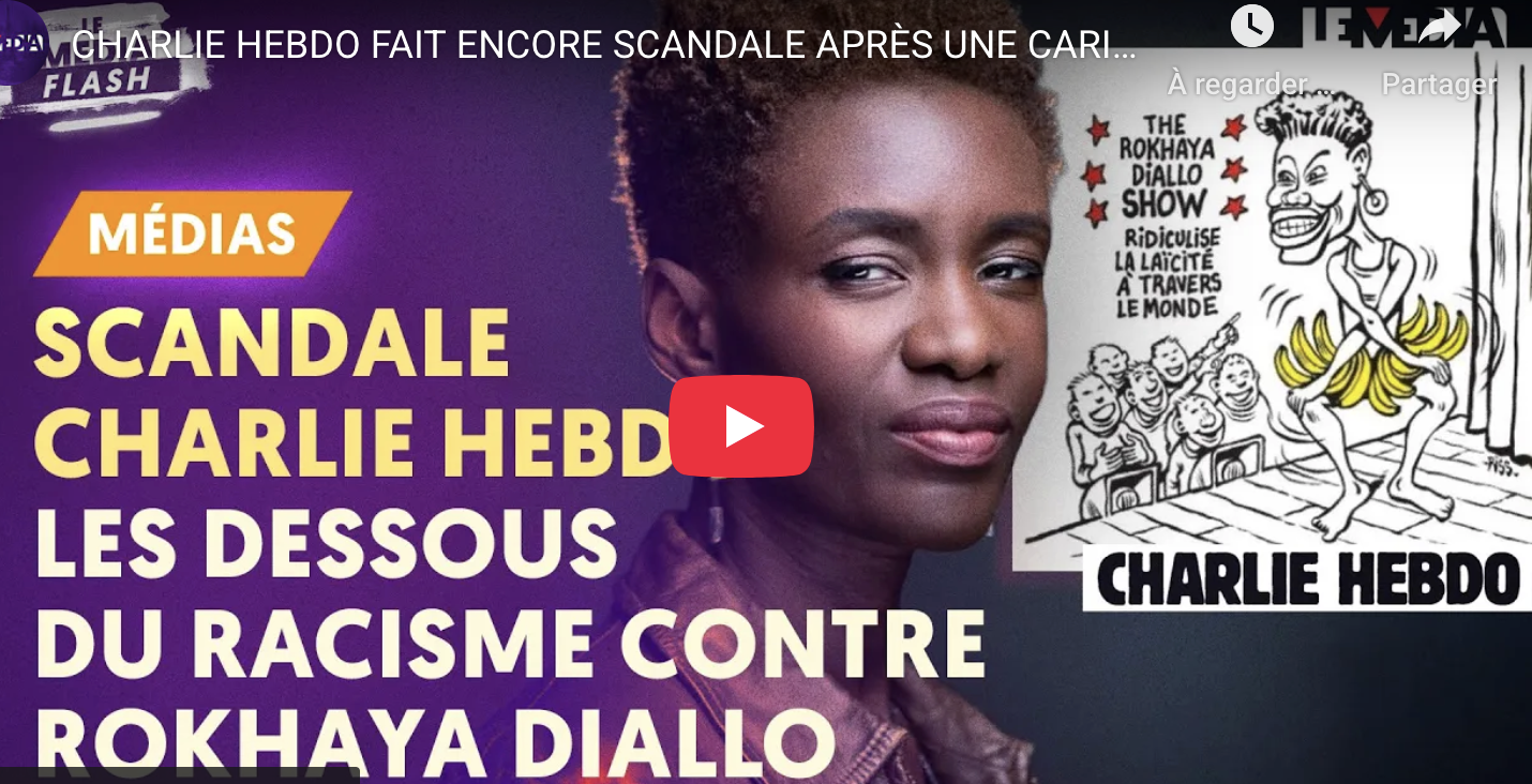Caricature raciste de charlie hebdo