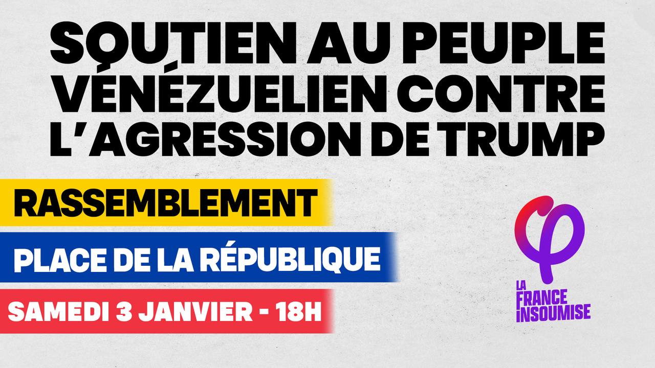 Soutien au peuple venezuelien contre l&rsquo;agression de l’empire américain