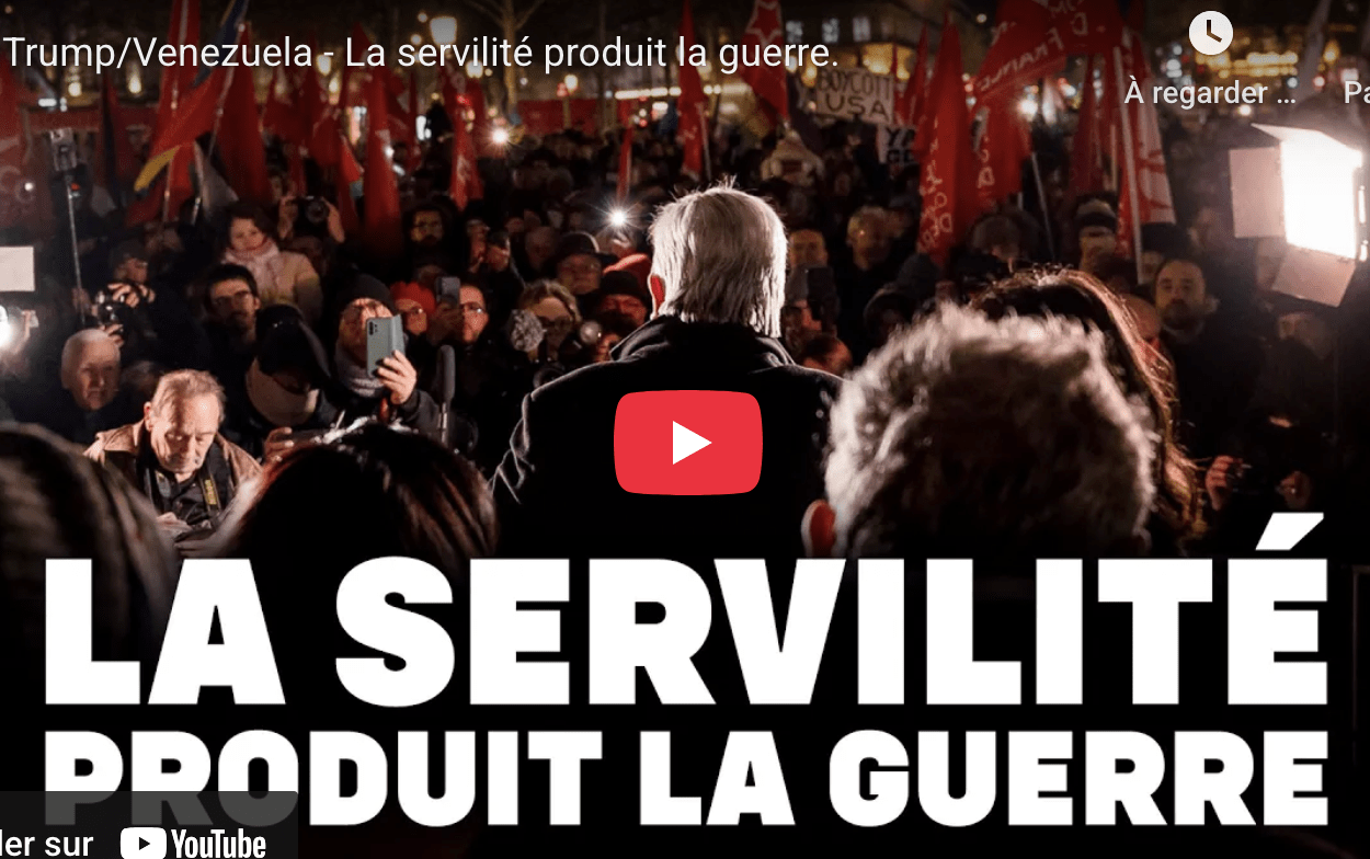 Trump/Venezuela – La servilité produit la guerre.