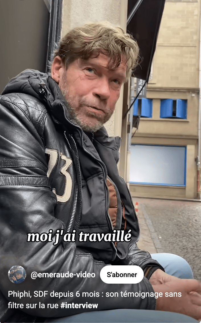 Témoignage de SDF