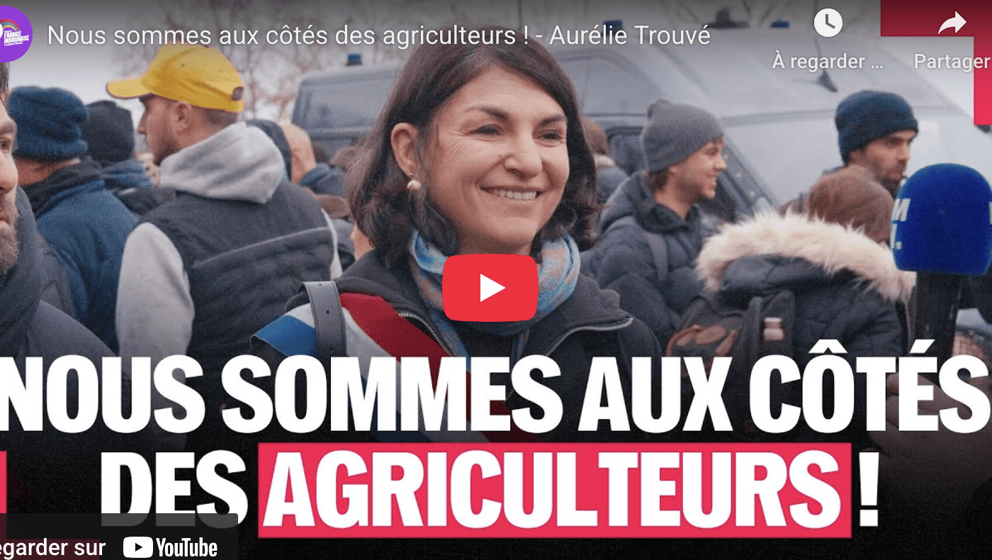 Nous sommes aux côtés des agriculteurs
