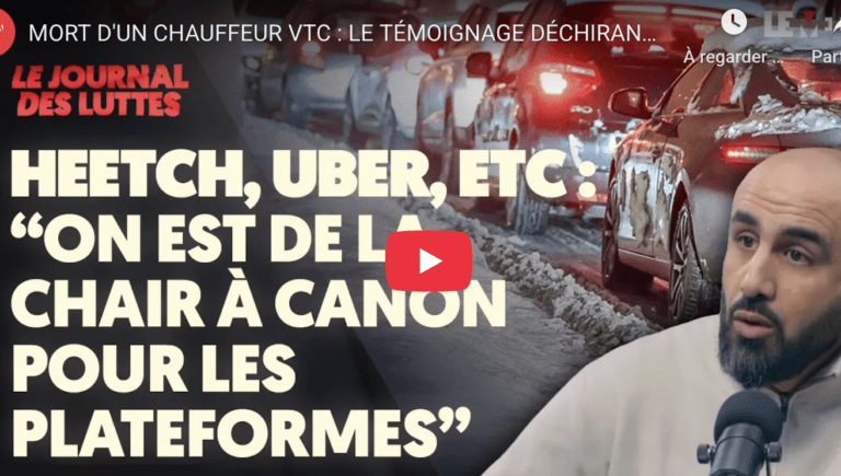 Mort d'un chauffeur vtc