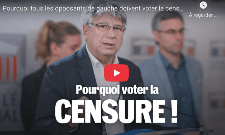 Censure contre ce budget imposé