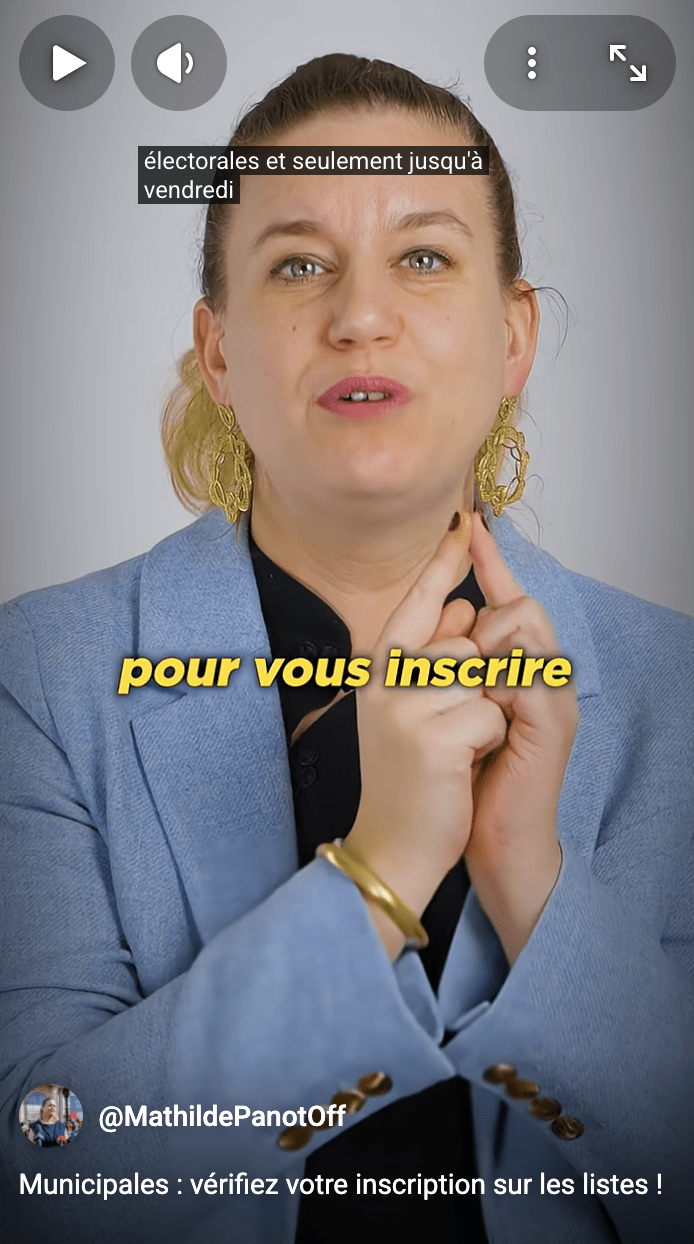 Inscription sur les listes