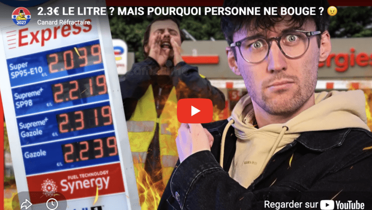 2.3€ le litre