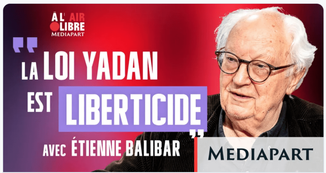« Avec la loi Yadan, il s’agit de rendre illégale la discussion sur ce qu’est l’État d’Israël et ce qu’il est devenu »