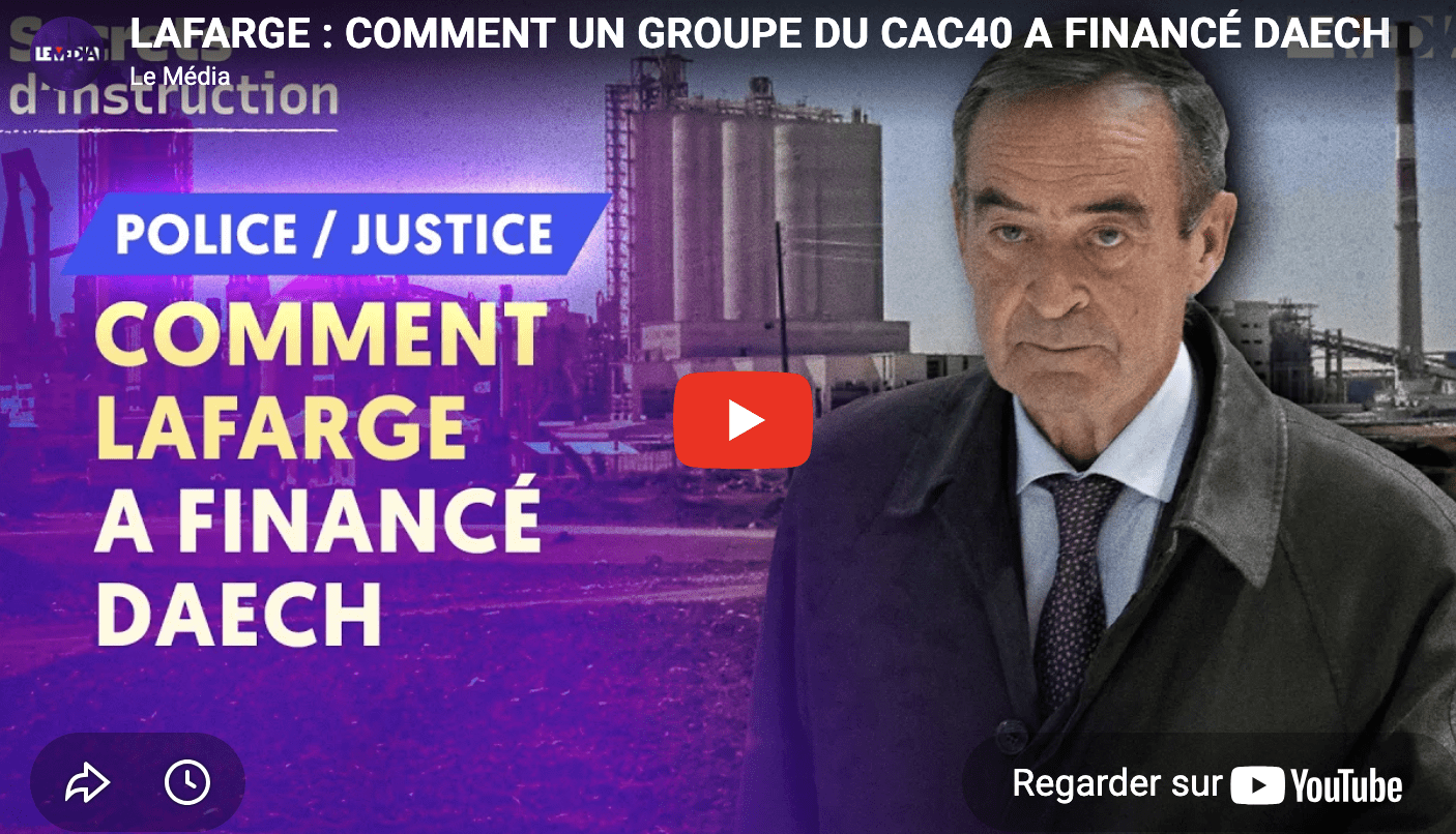 Lafarge a financé Daech