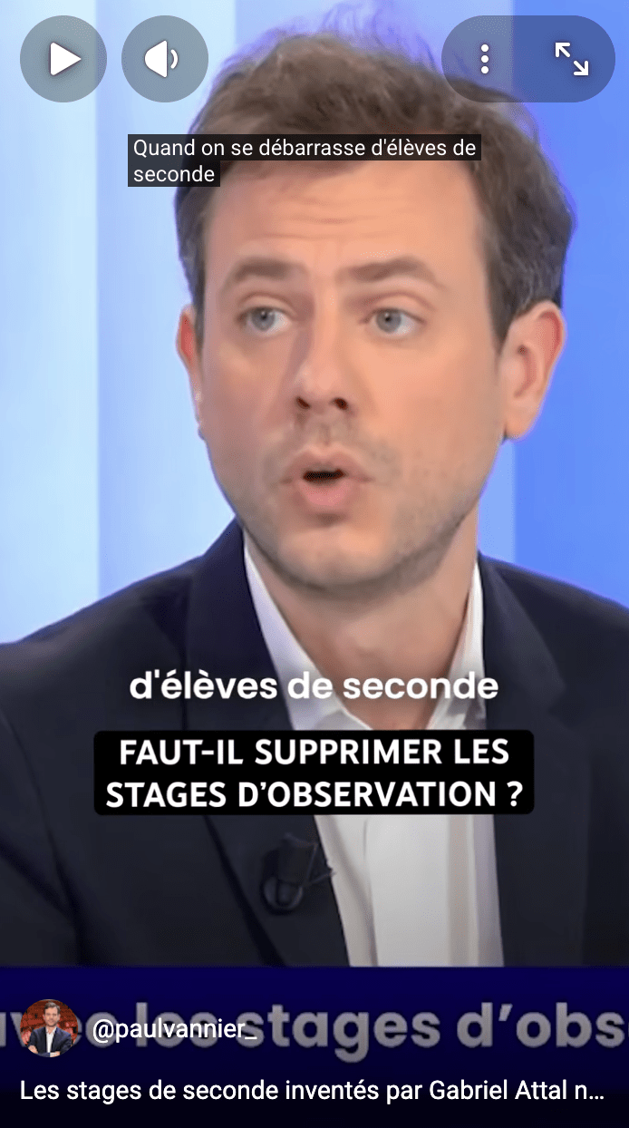 Danger pour les élèves.