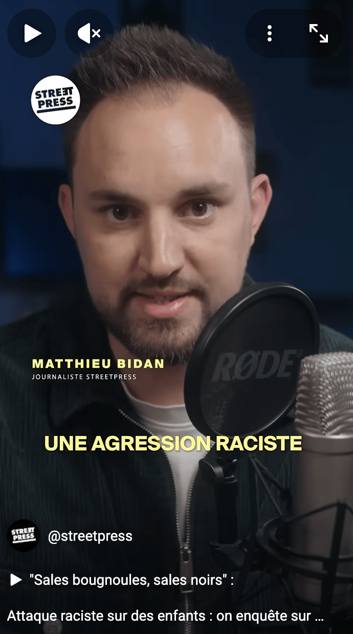 Attaque raciste sur des enfants