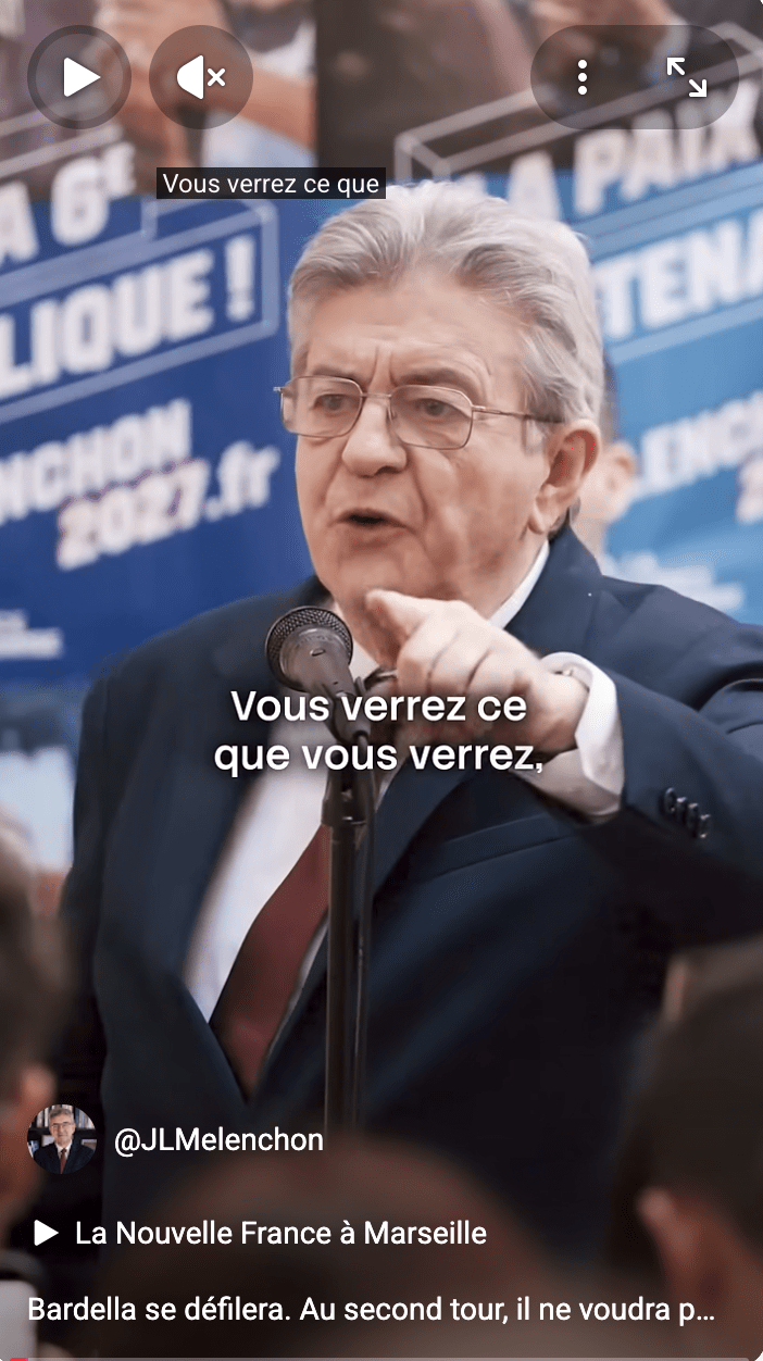 Bardella se défilera.