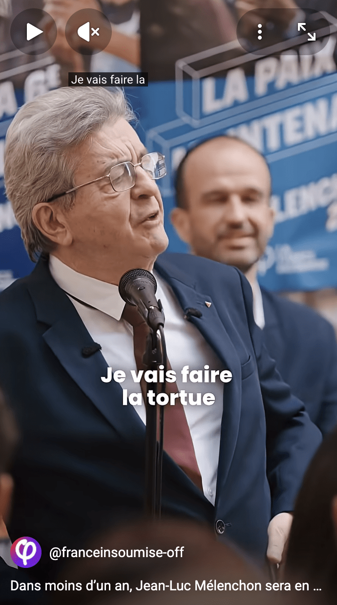 JLM sera en tête de l’élection présidentielle