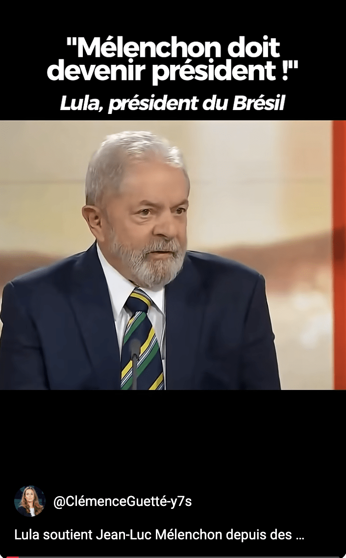 Lula soutient JLM
