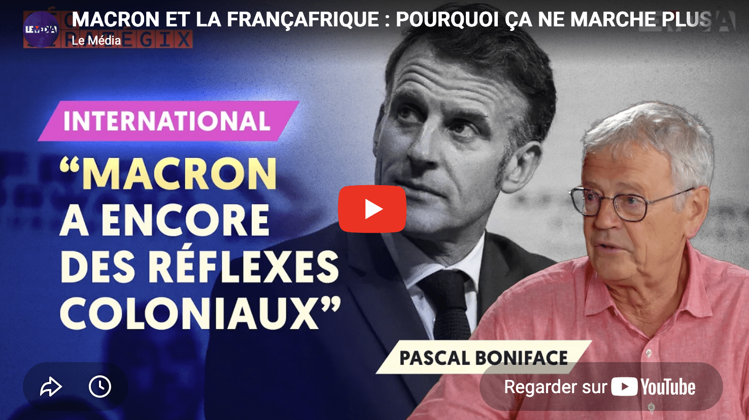 Macron et la françafrique