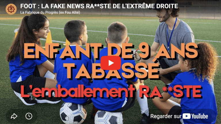 Fake news de l'extrême droite
