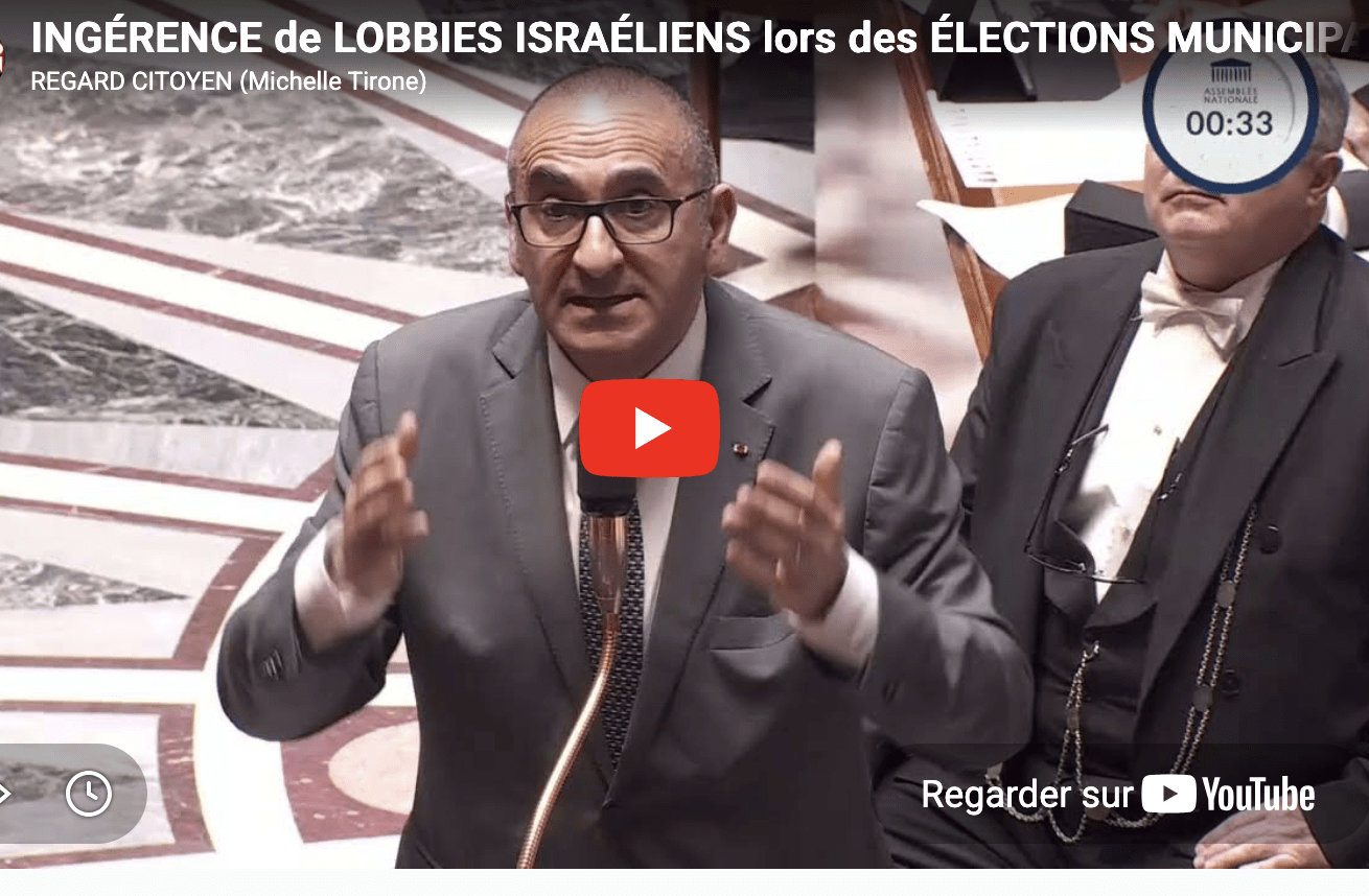 Ingérence de lobbies Israéliens