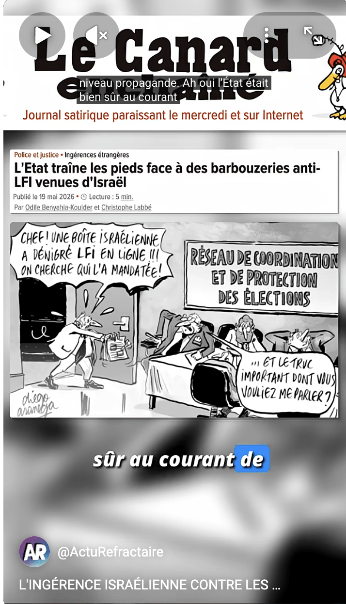 Ingérence Israélienne