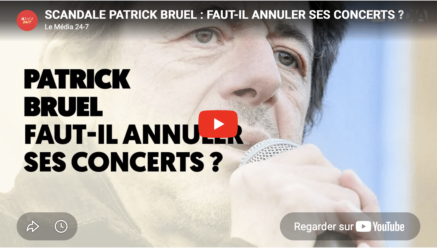 Scandale Patrick Bruel