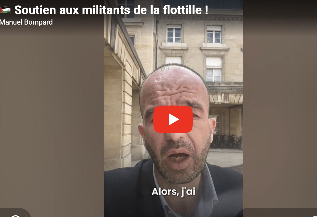 Soutien à la flottille
