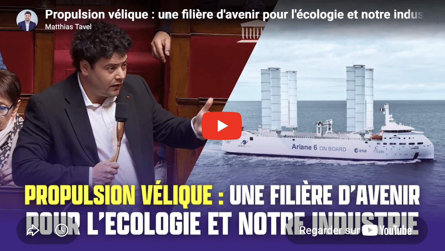 Propulsion vélique