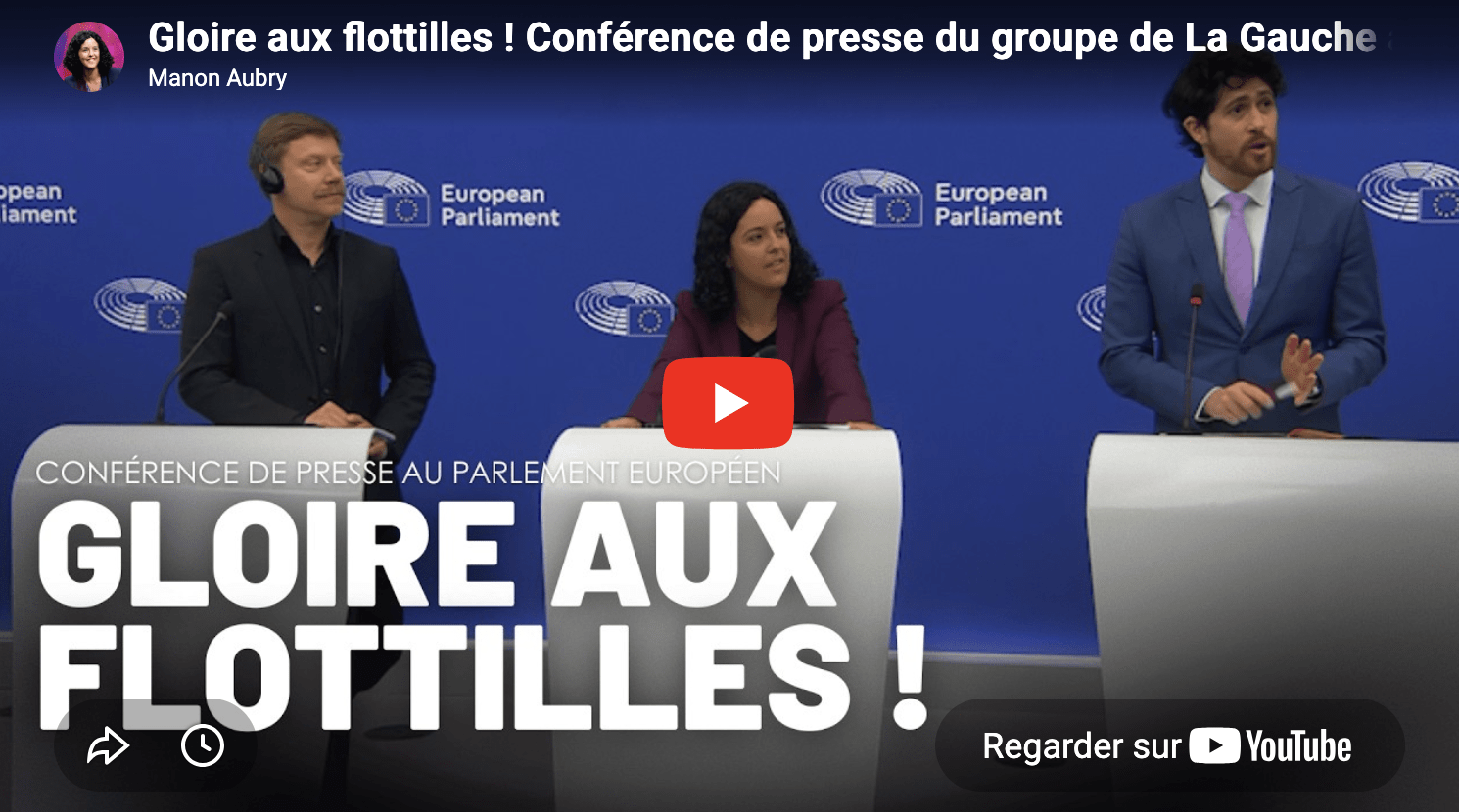 Gloire aux flottilles