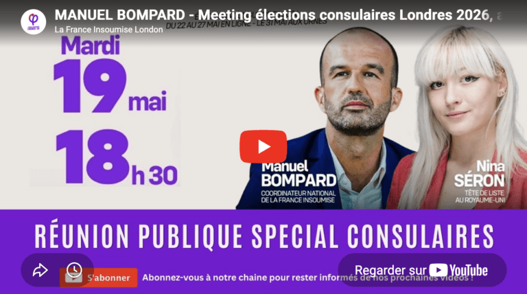 Meeting élections consulaires Londres