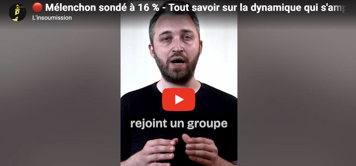 Mélenchon sondé à 16&nbsp;%