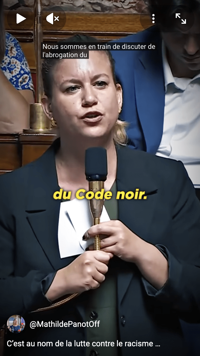 Le Code noir.