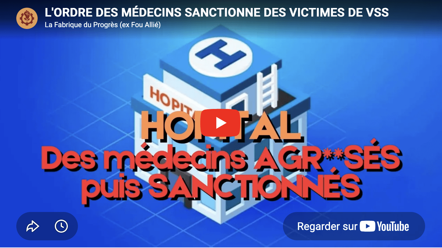 L&rsquo;ordre des médecins