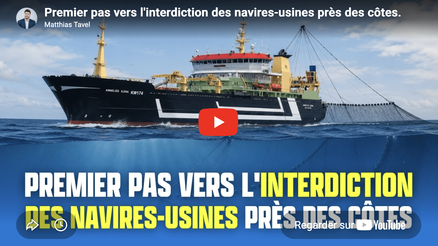 Navires-usines près des côtes.
