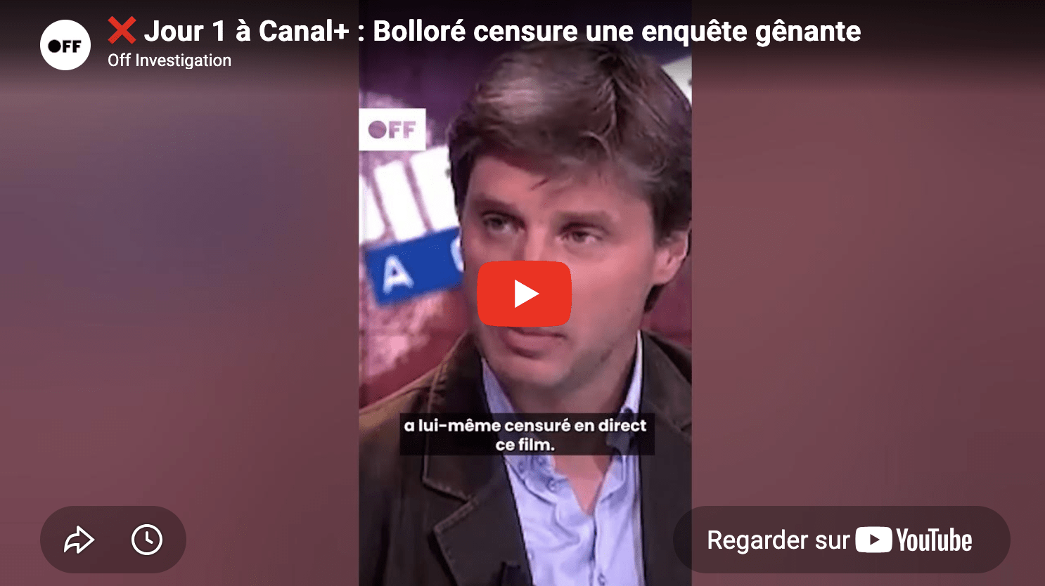 Jour 1 à Canal+