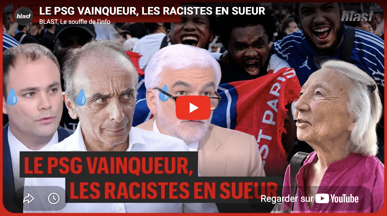 Racistes en sueur