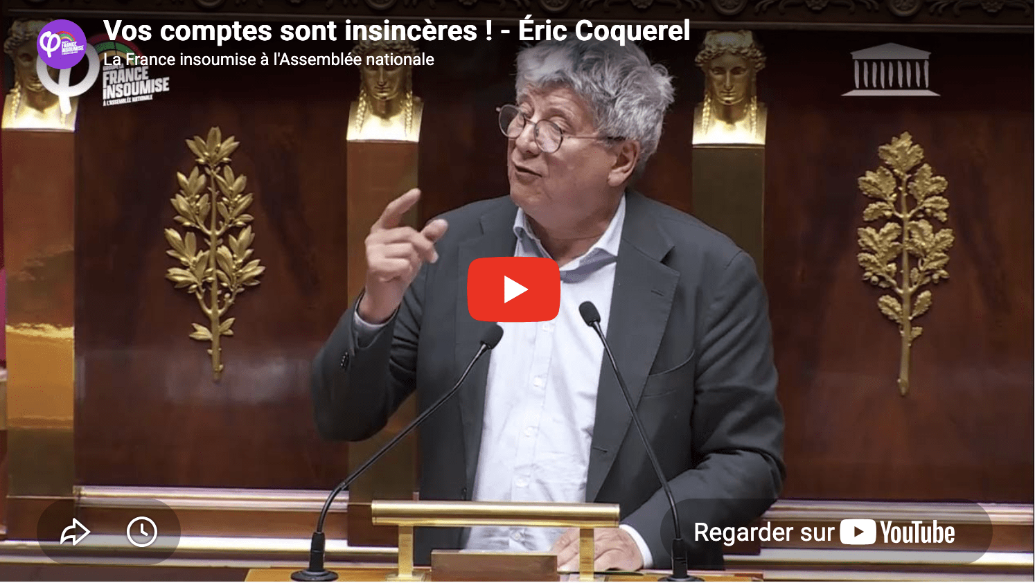 Vos comptes sont insincères