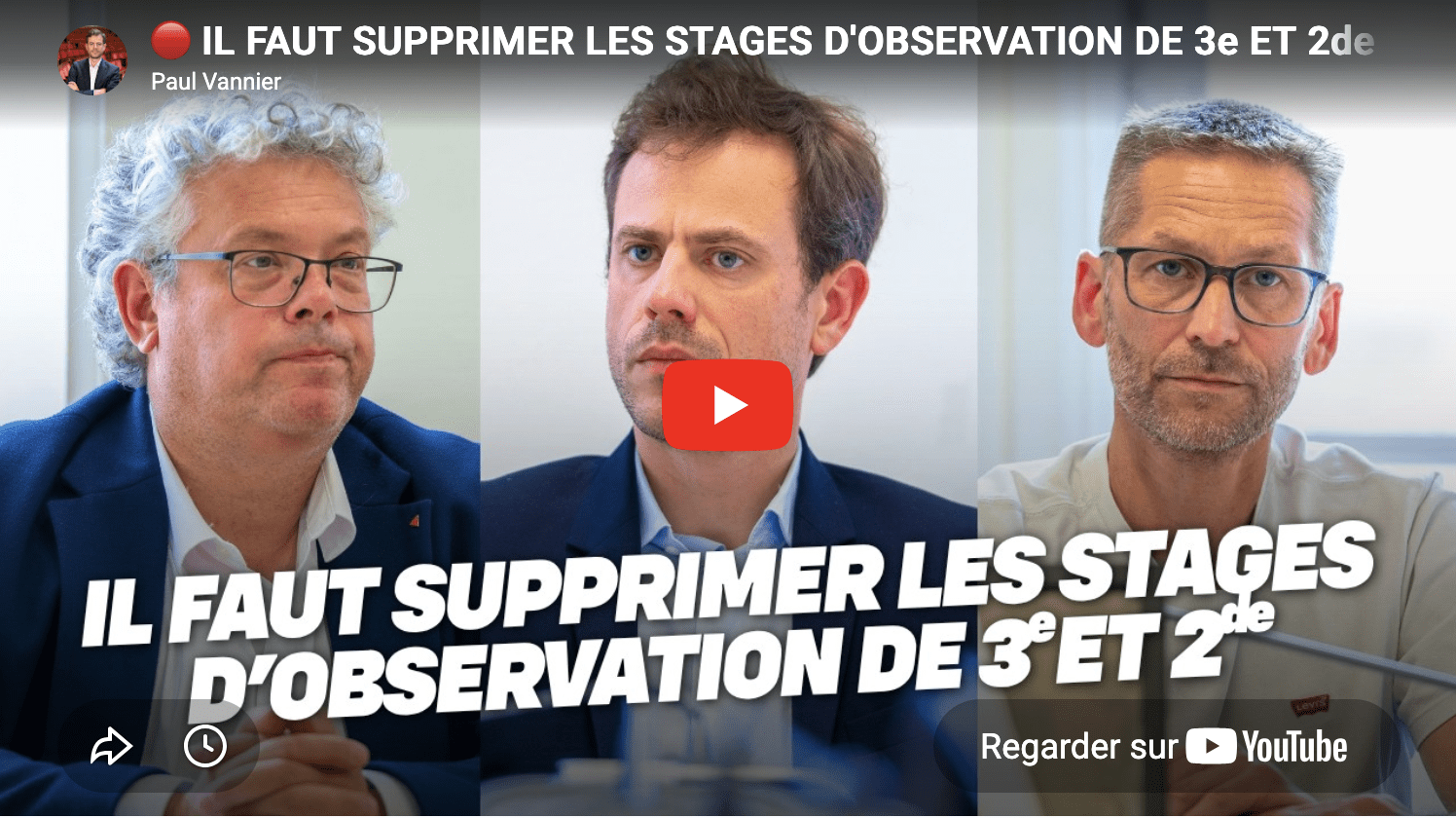 Stages d’observation