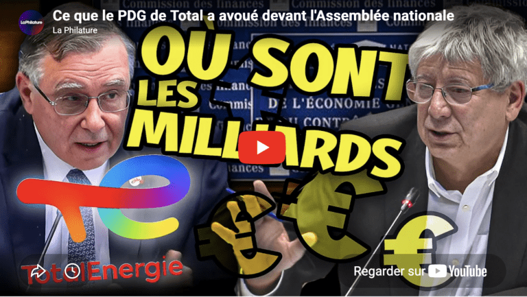 Le PDG de Total a avoué