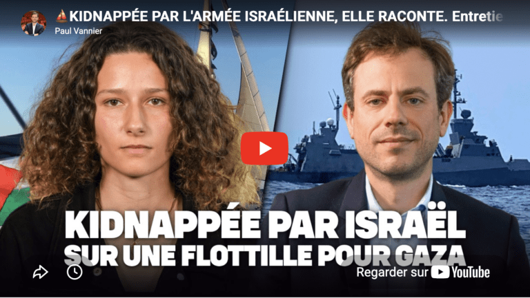 Kidnappée par l'armée Israélienne