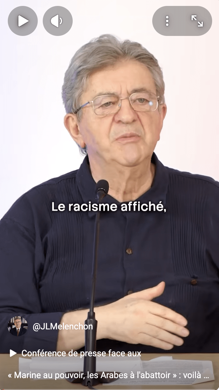 Racisme affiché