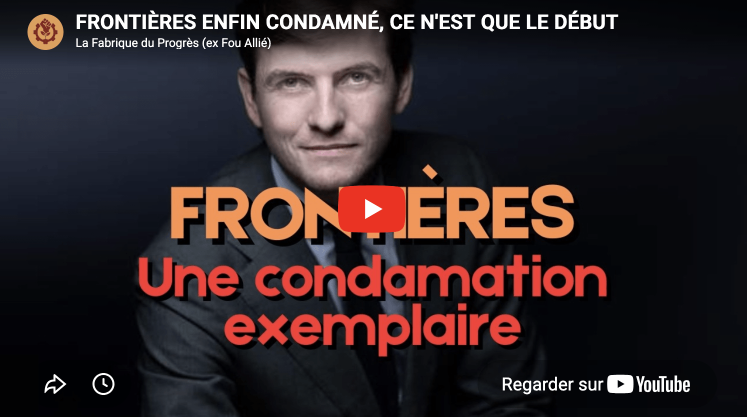 Frontière condamné