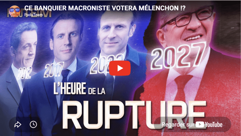 Banquier qui votera Mélenchon