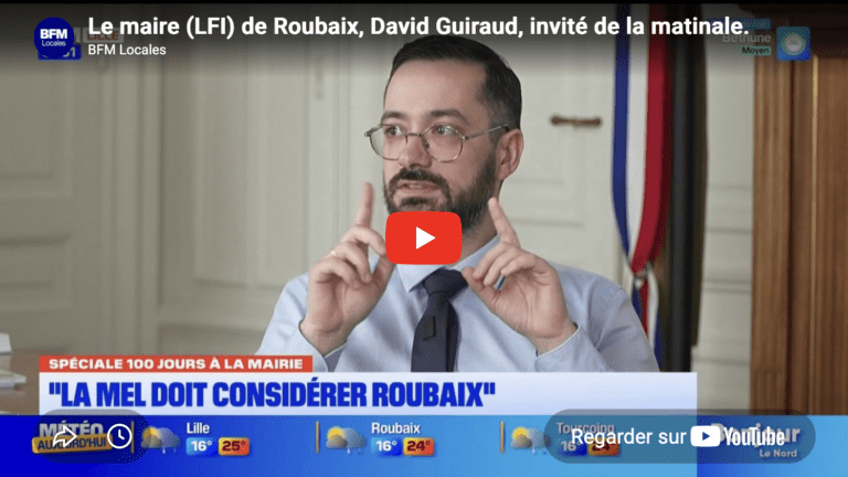 Le maire de Roubaix