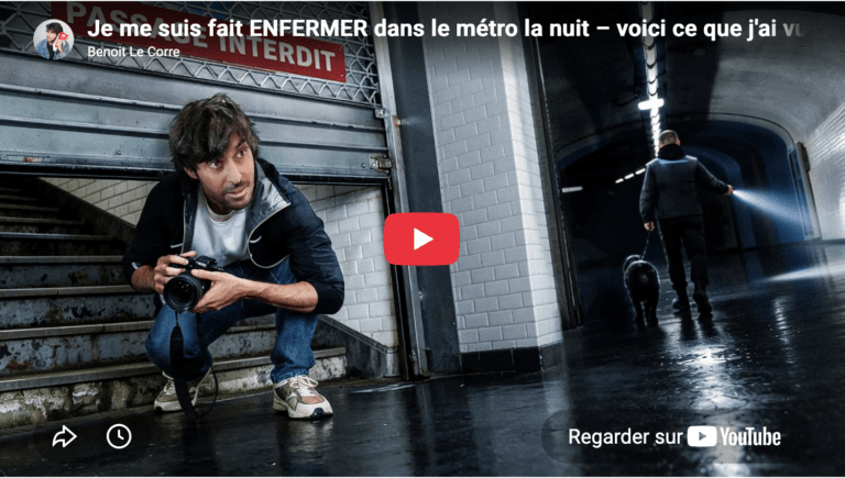 Le métro la nuit