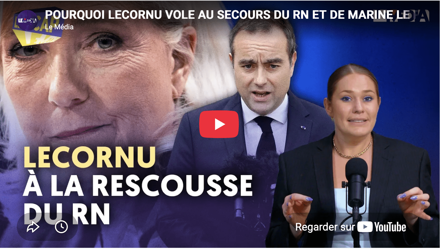 Lecornu vole au secours du RN