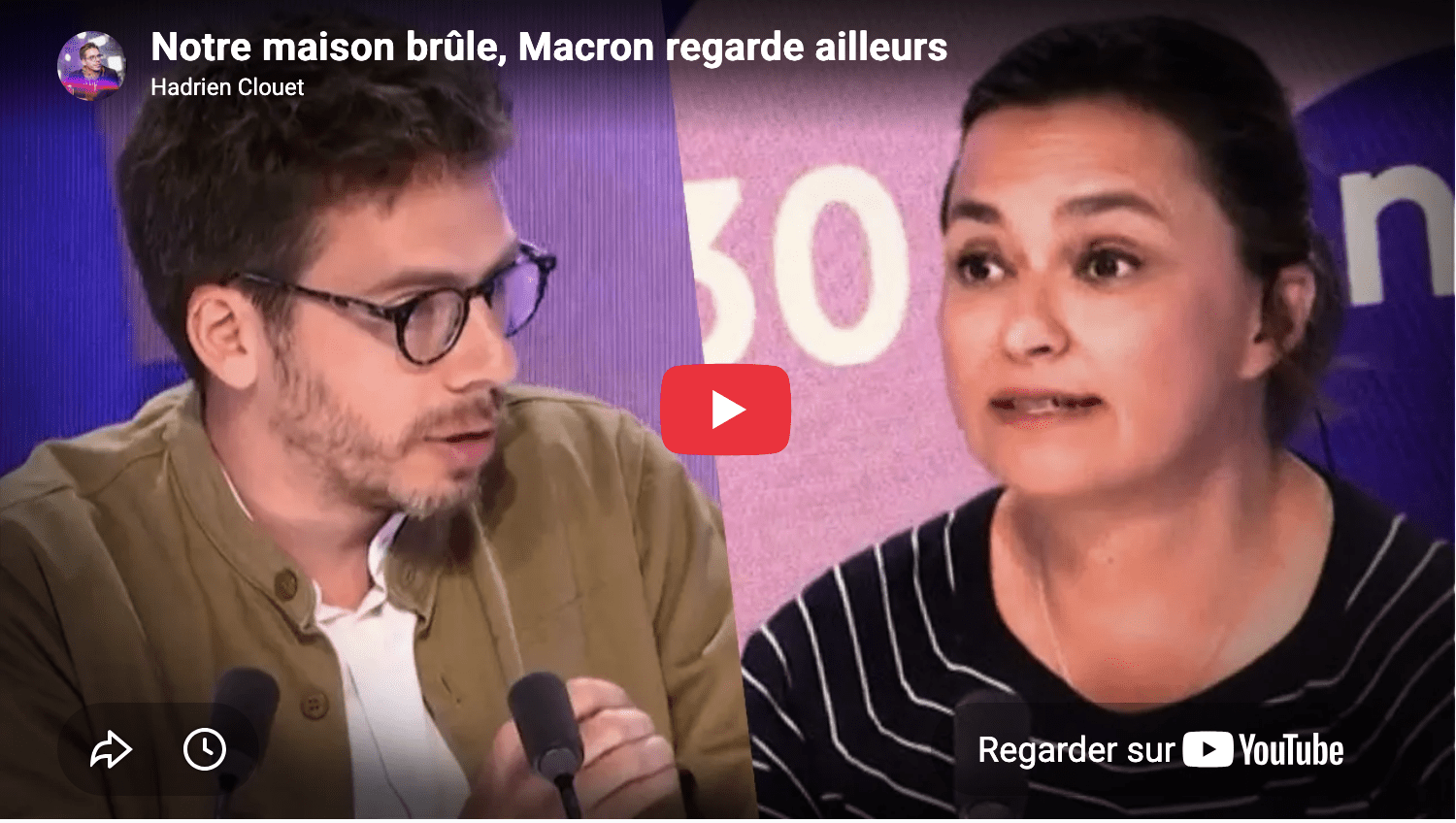 Macron regarde ailleurs